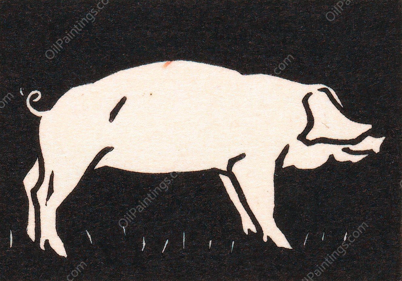 Varken  by Julie De Graag - Hand-Painted Oil Painting Reproduction