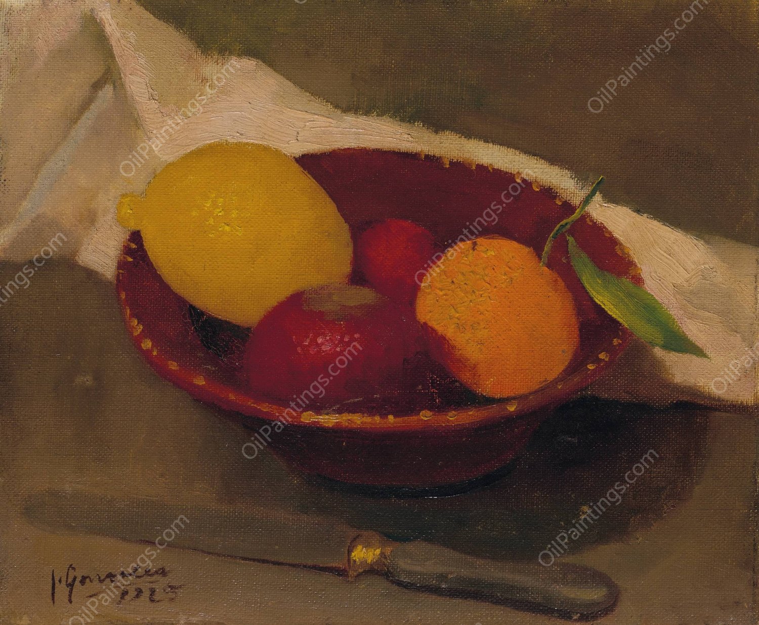 Nature Morte  by Julio Gonzalez - Hand-Painted Oil Painting Reproduction