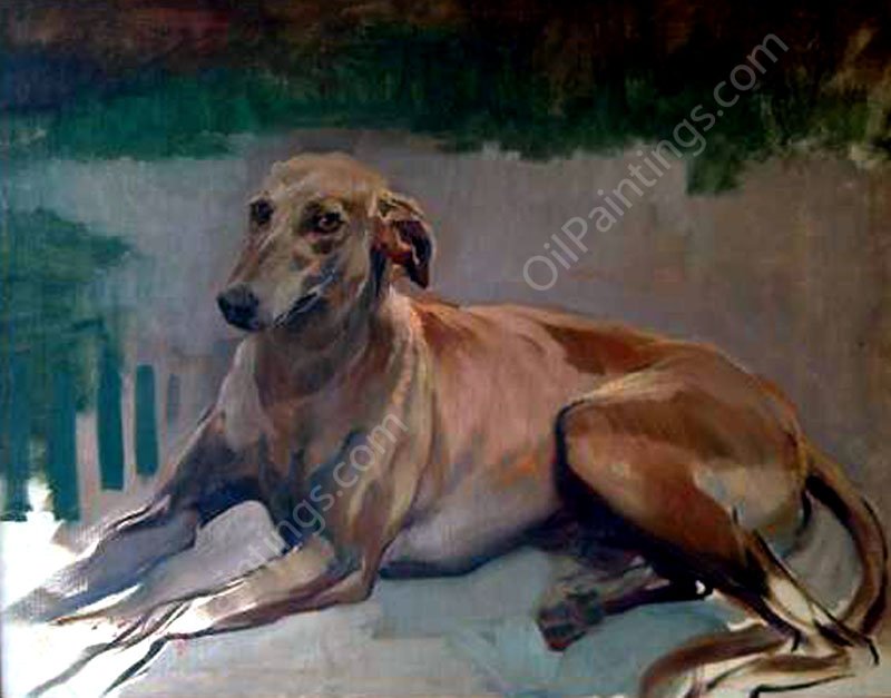 Julio Vila Prades - Perro by Julio Vila Prades - Hand-Painted Oil Painting Reproduction