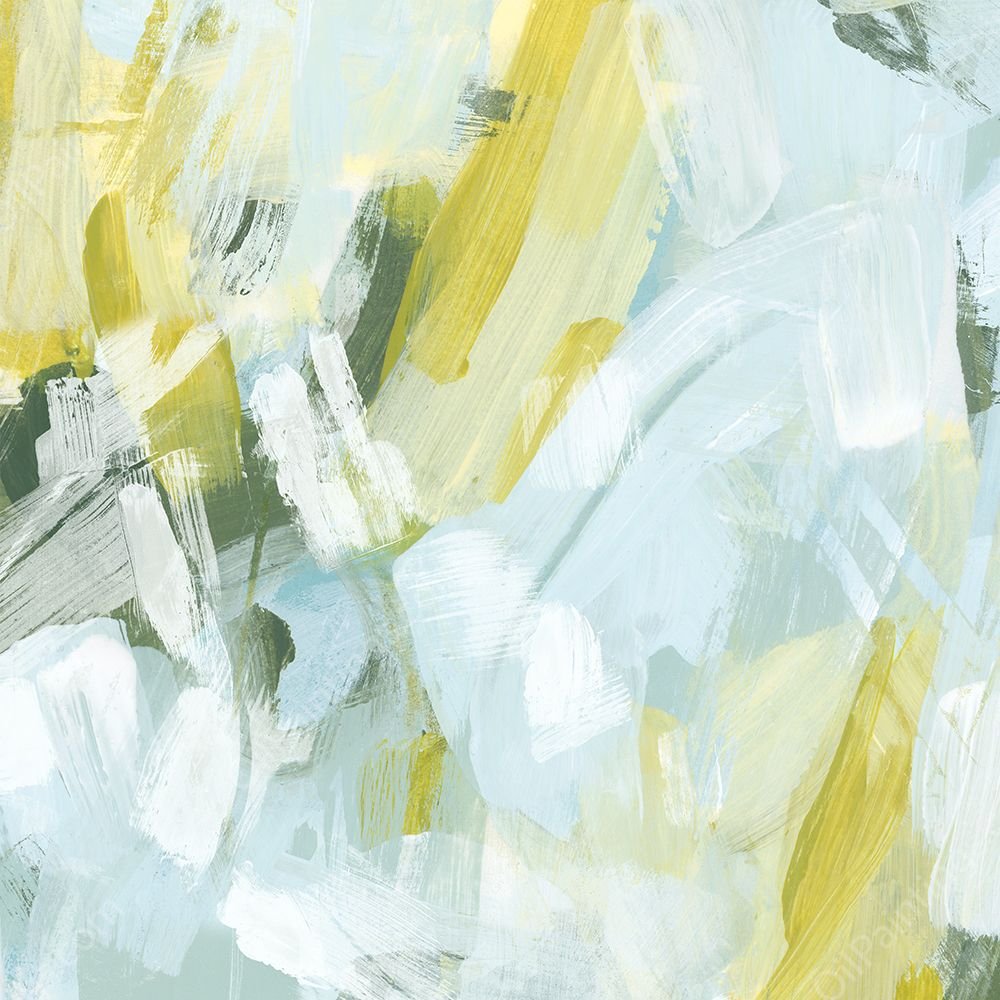 Citron Maze IV by June Erica Vess - Hand-Painted Oil Painting Reproduction