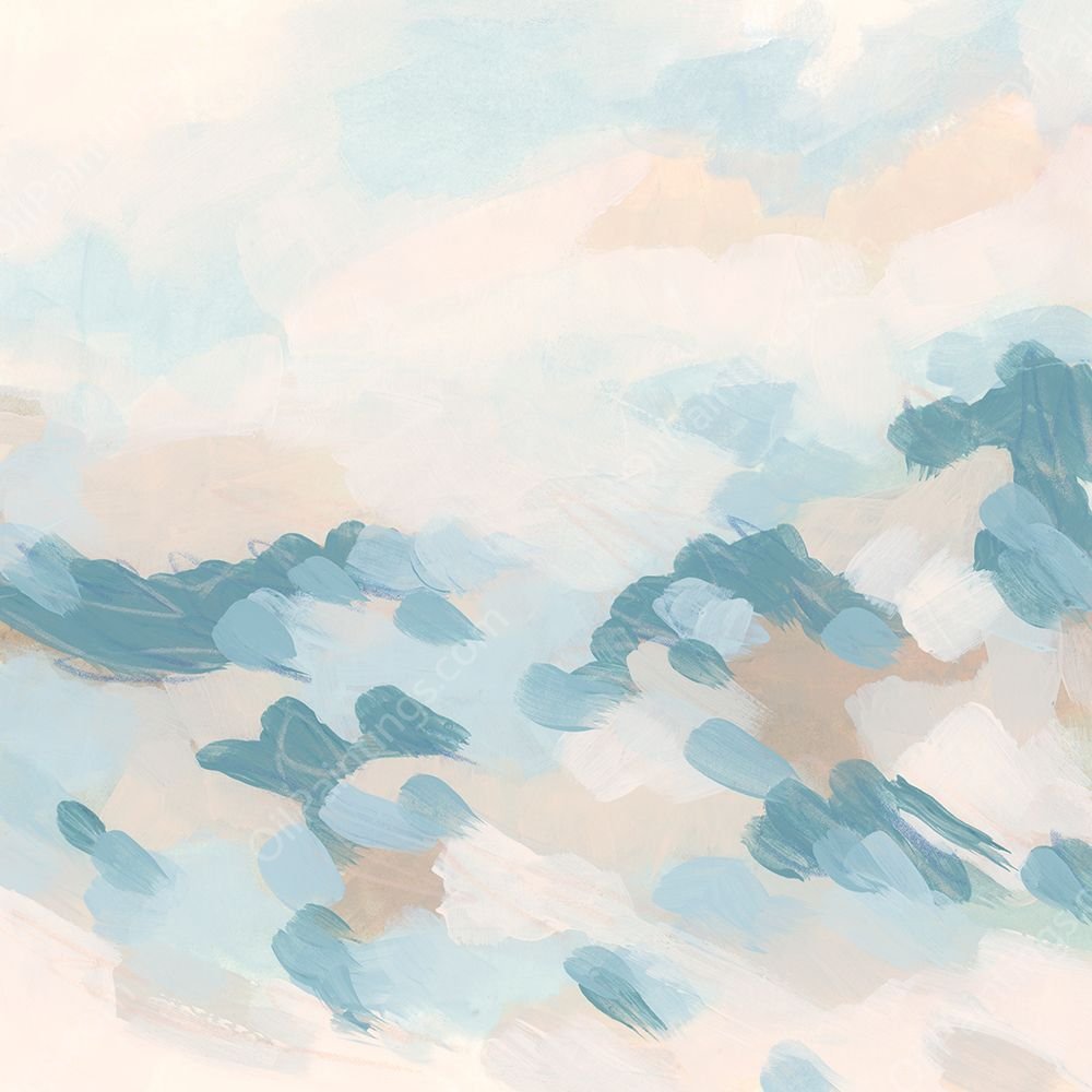 Dappled Surf II by June Erica Vess - Hand-Painted Oil Painting Reproduction