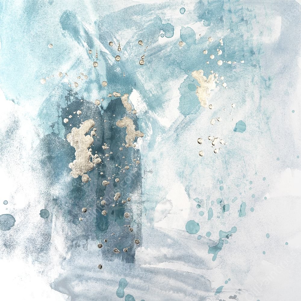 Glacier Pulse I by June Erica Vess - Hand-Painted Oil Painting Reproduction