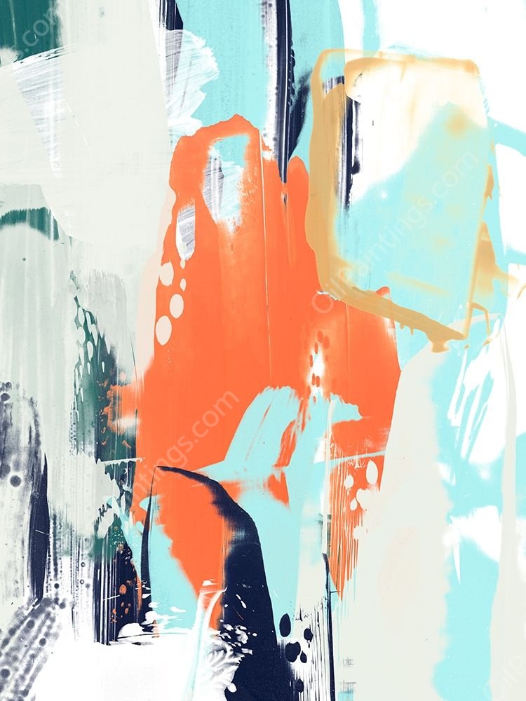 Graffiti Mambo II by June Erica Vess - Hand-Painted Oil Painting Reproduction