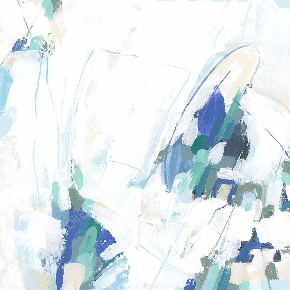 Ice Loop II by June Erica Vess - Hand-Painted Oil Painting Reproduction