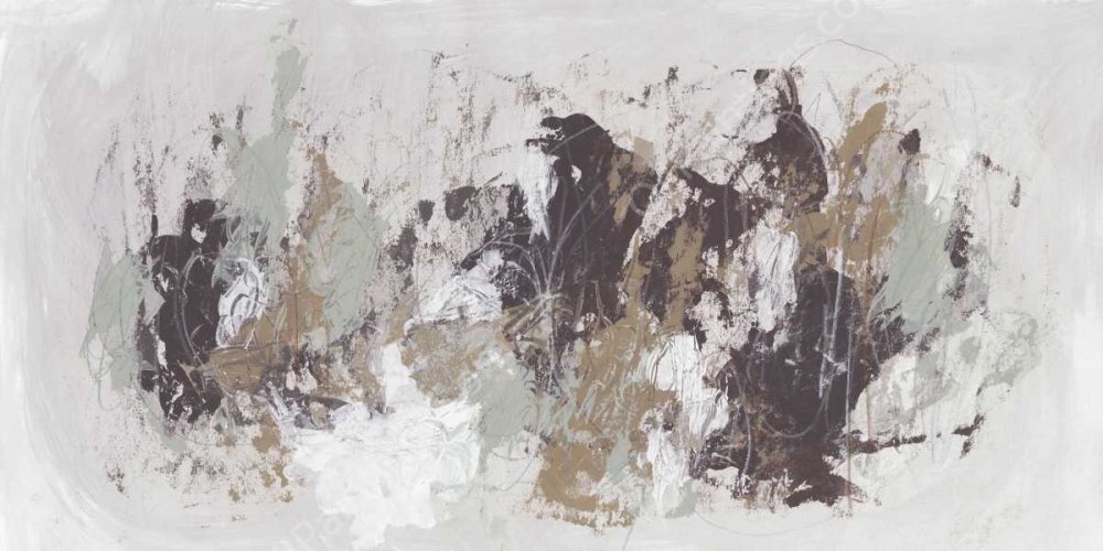 Kinetic Simile III by June Erica Vess - Hand-Painted Oil Painting Reproduction