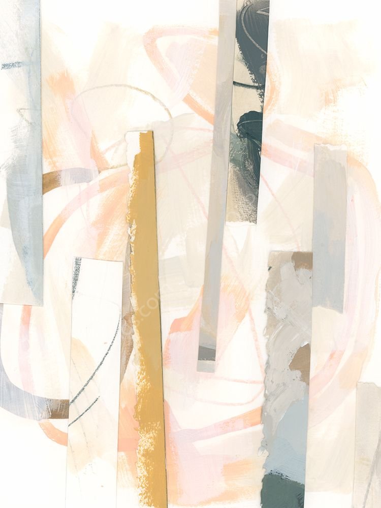 Melon Litmus I by June Erica Vess - Hand-Painted Oil Painting Reproduction