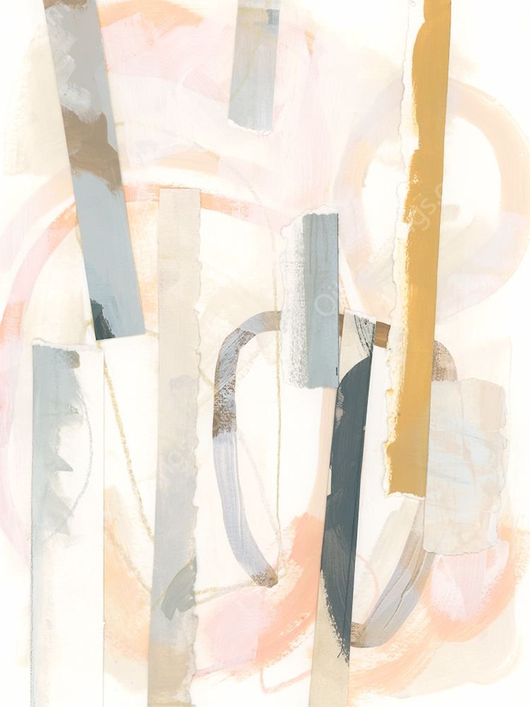 Melon Litmus IV by June Erica Vess - Hand-Painted Oil Painting Reproduction