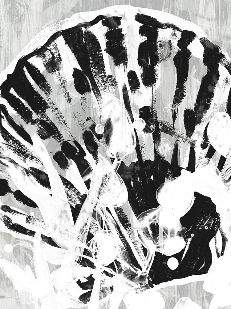 Ocean Inkblot II by June Erica Vess - Hand-Painted Oil Painting Reproduction