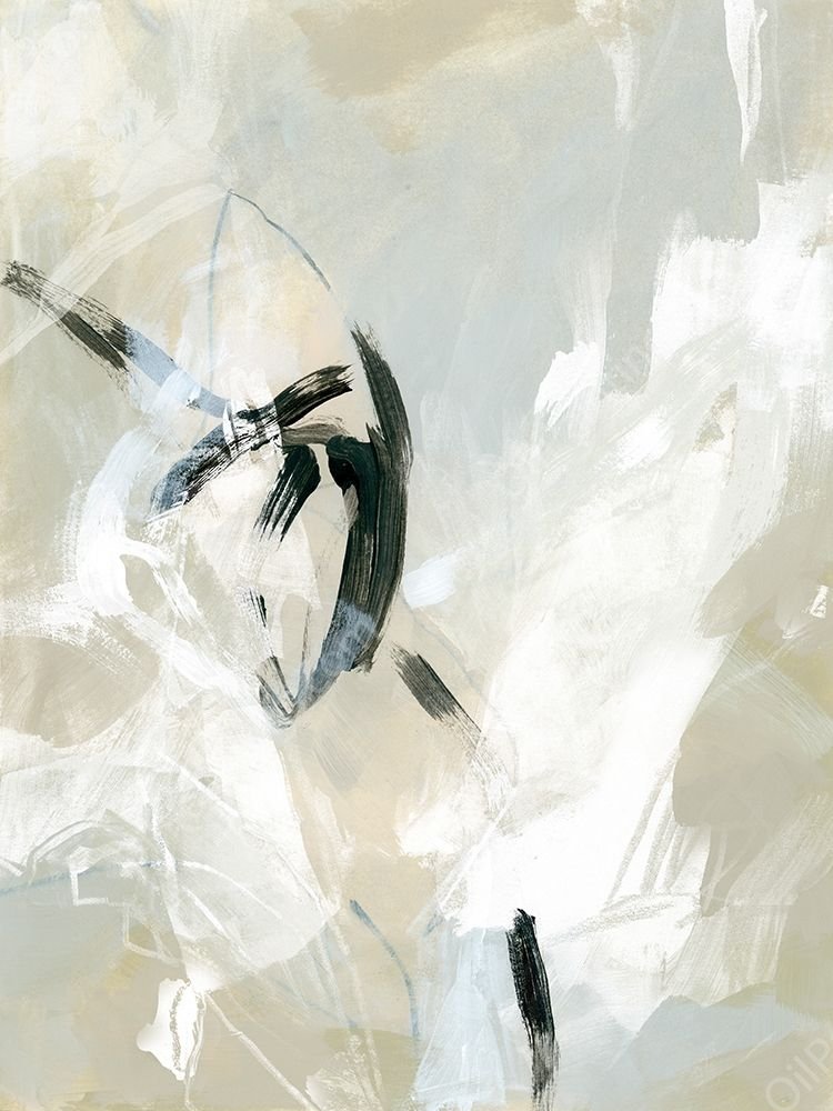 Scribble Veil II by June Erica Vess - Hand-Painted Oil Painting Reproduction