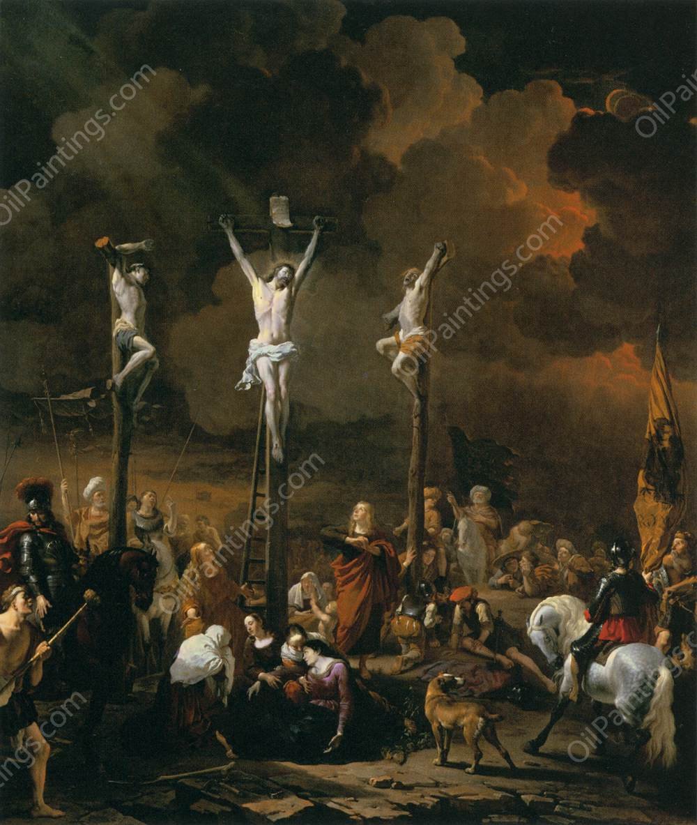 Calvary by Karel Dujardin - Hand-Painted Oil Painting Reproduction