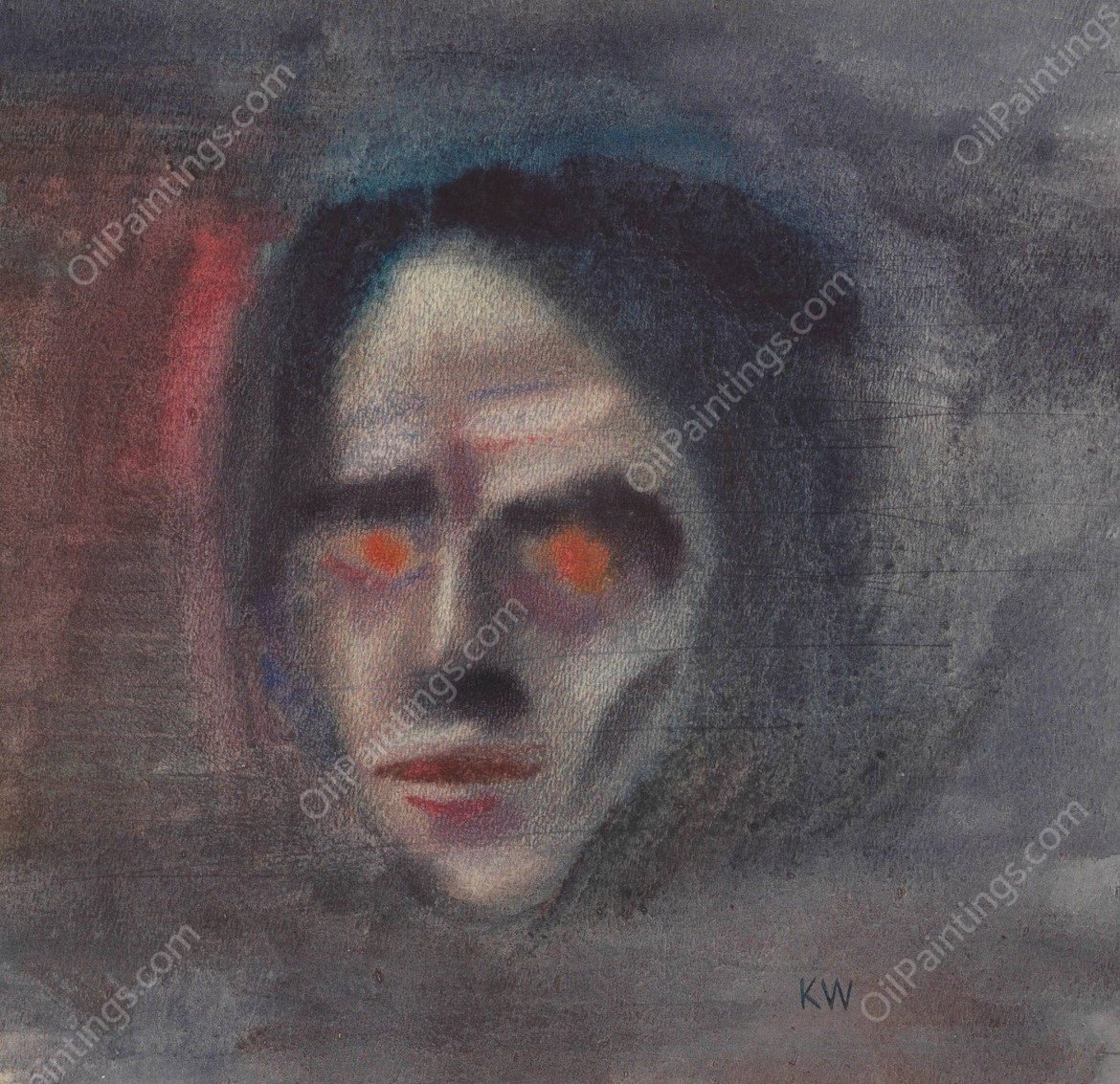 1933  by Karl Wiener - Hand-Painted Oil Painting Reproduction