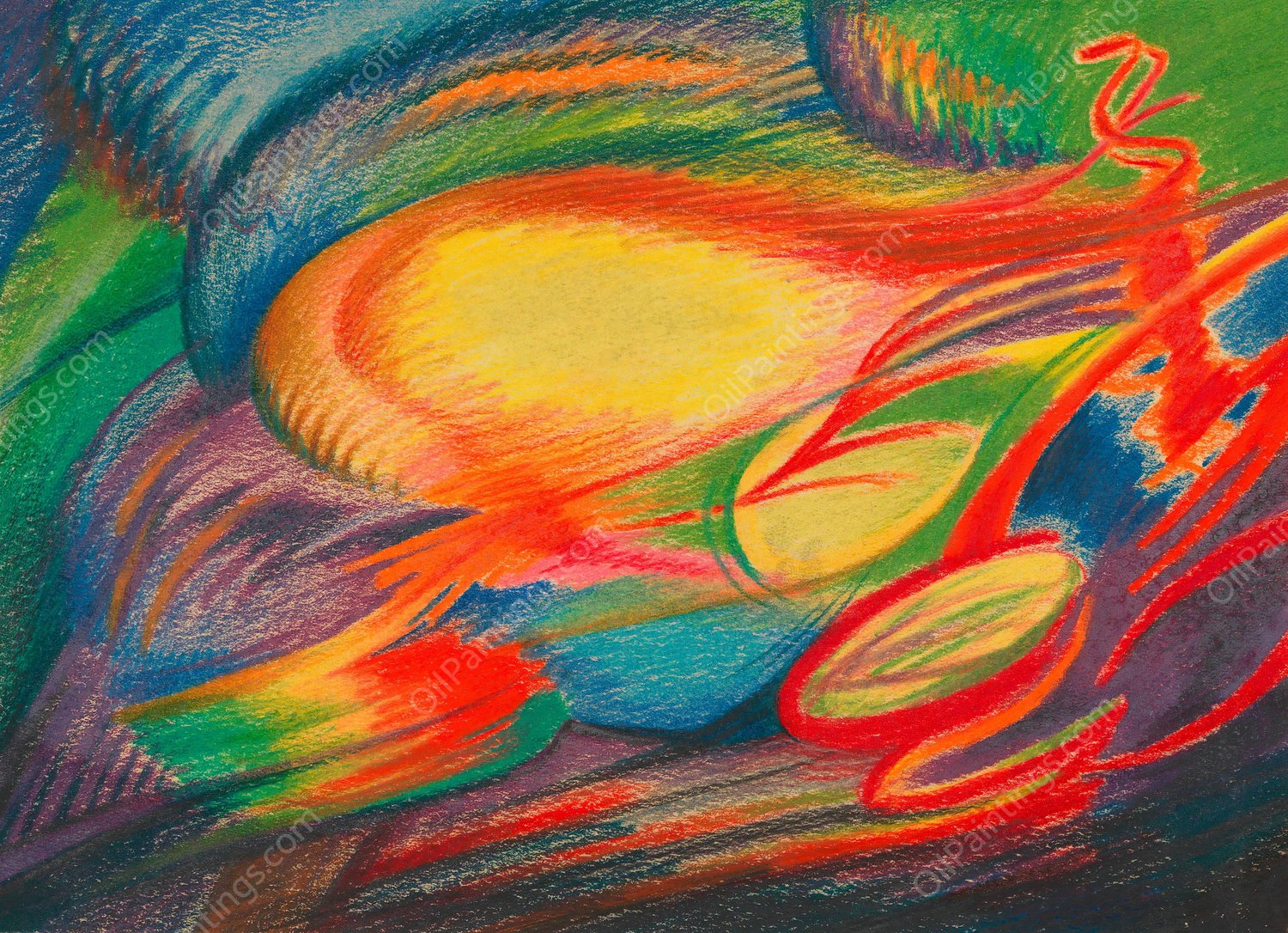 Allegro  by Karl Wiener - Hand-Painted Oil Painting Reproduction