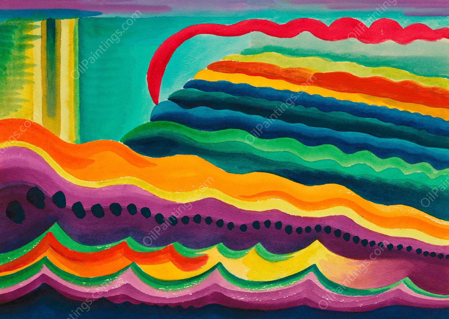 Andante  by Karl Wiener - Hand-Painted Oil Painting Reproduction