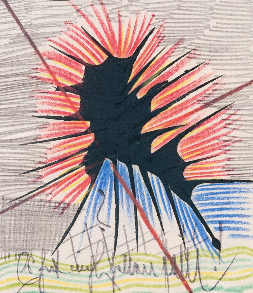 Aus meinem Leben, 50 Blatter XIX  by Karl Wiener - Hand-Painted Oil Painting Reproduction