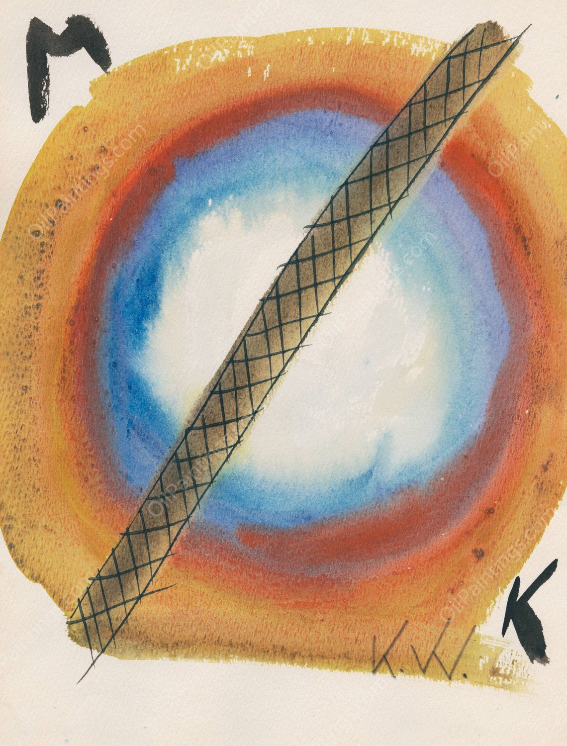 Aus meinem Leben, 50 Blatter XVII  by Karl Wiener - Hand-Painted Oil Painting Reproduction