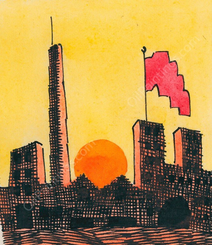 Der 1. Mai  by Karl Wiener - Hand-Painted Oil Painting Reproduction