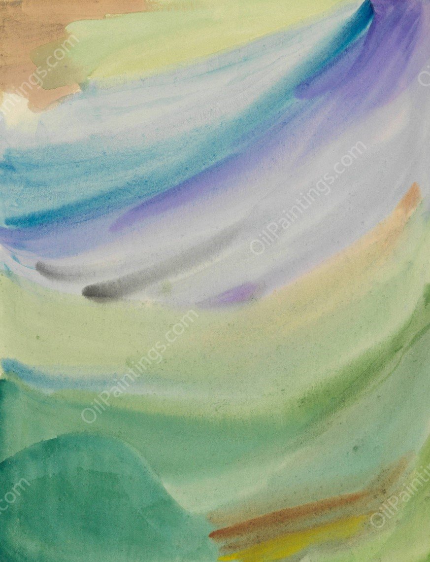 Farbstudien, 10 Blatter II  by Karl Wiener - Hand-Painted Oil Painting Reproduction