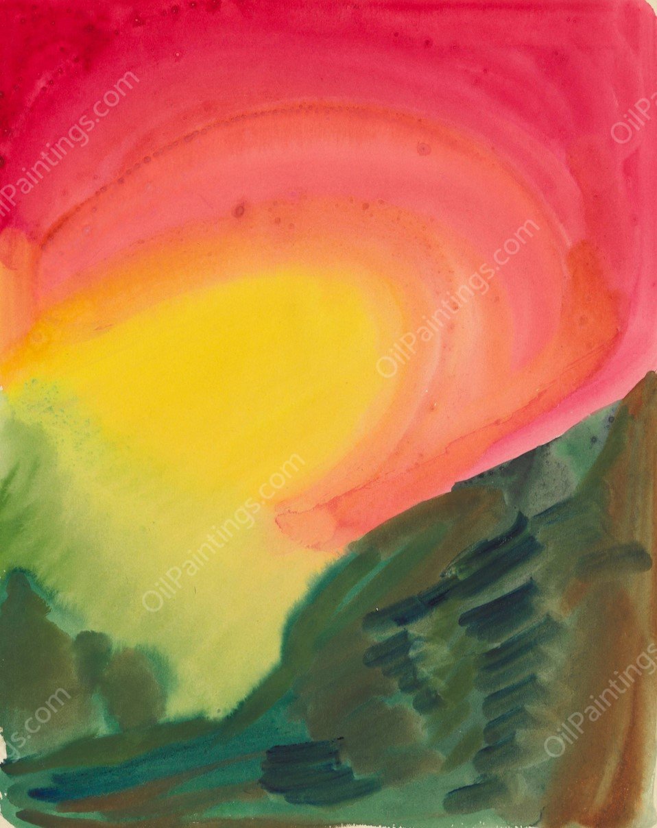 Farbstudien, 10 Blatter III  by Karl Wiener - Hand-Painted Oil Painting Reproduction