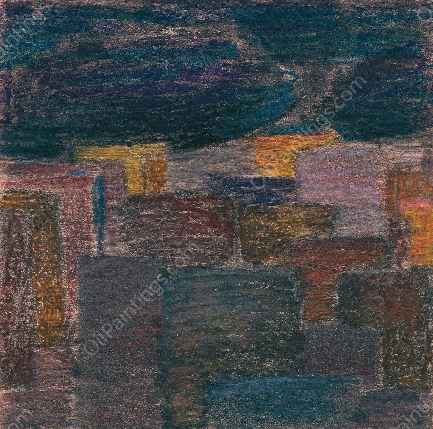 Gewitter  by Karl Wiener - Hand-Painted Oil Painting Reproduction