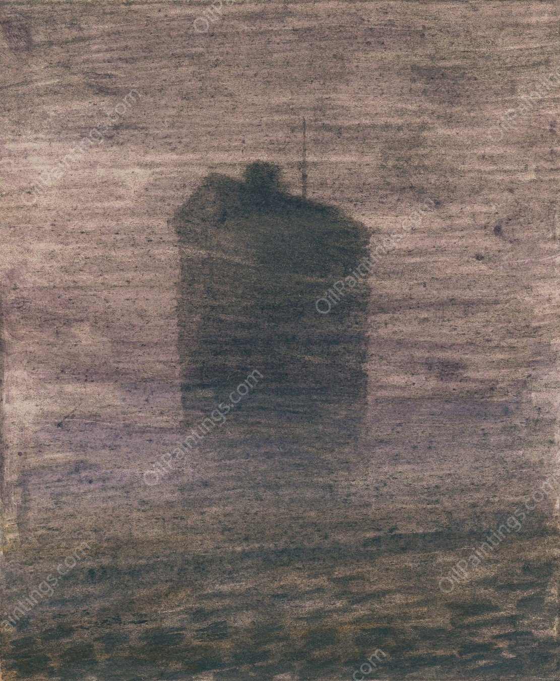 Komposition aus 'Pflaster und Wiese'XXIV  by Karl Wiener - Hand-Painted Oil Painting Reproduction