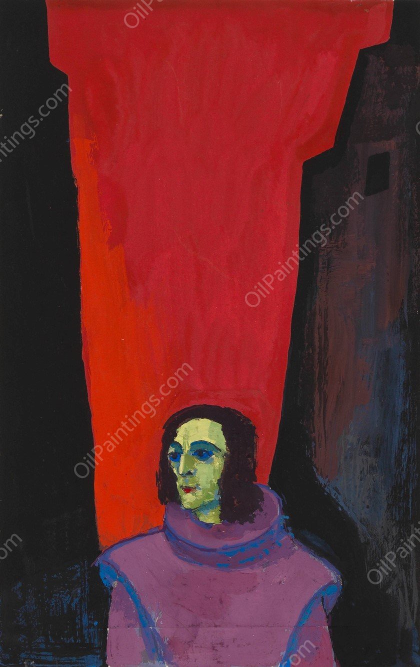 Ohne Titel II  by Karl Wiener - Hand-Painted Oil Painting Reproduction