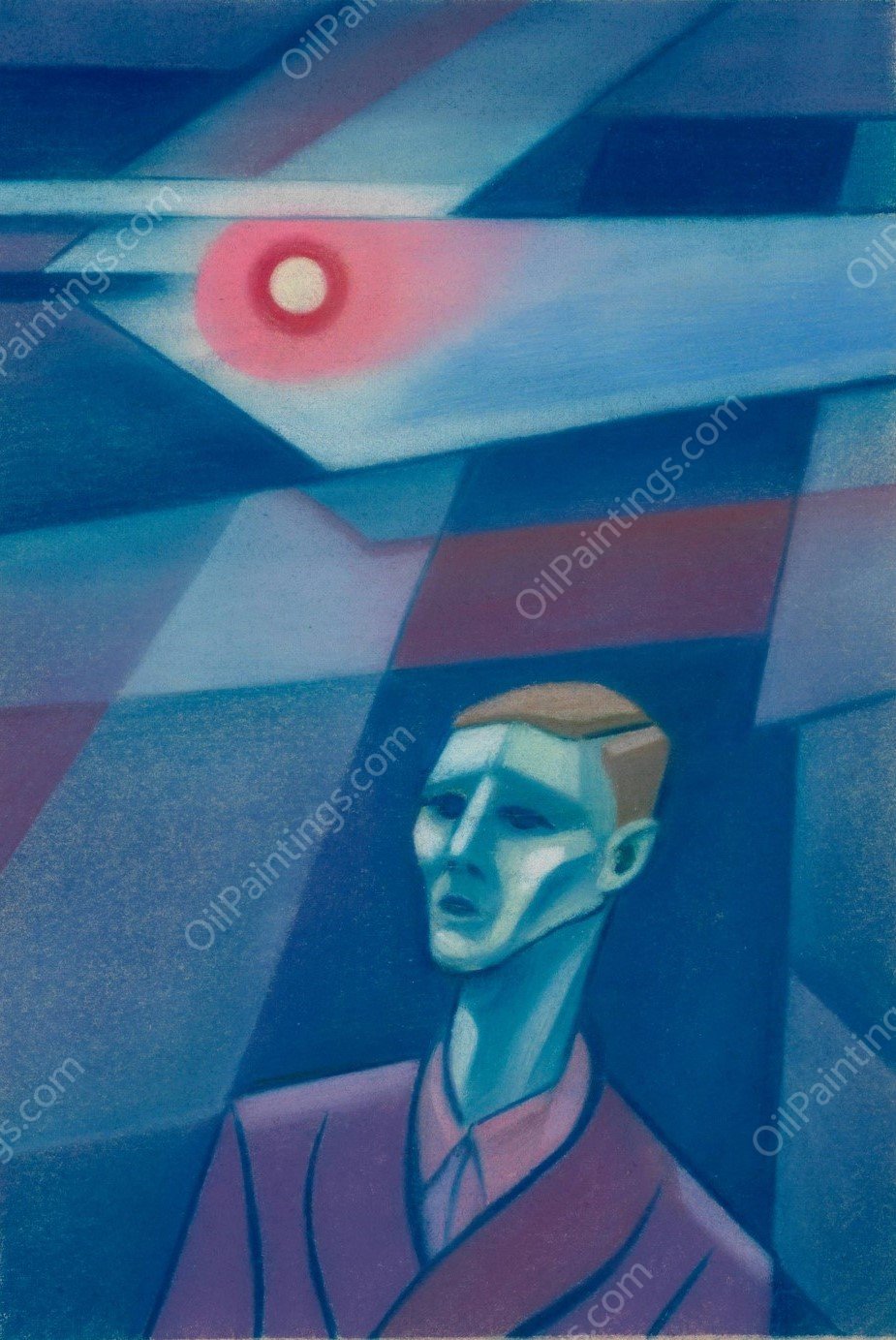 Ohne Titel  by Karl Wiener - Hand-Painted Oil Painting Reproduction