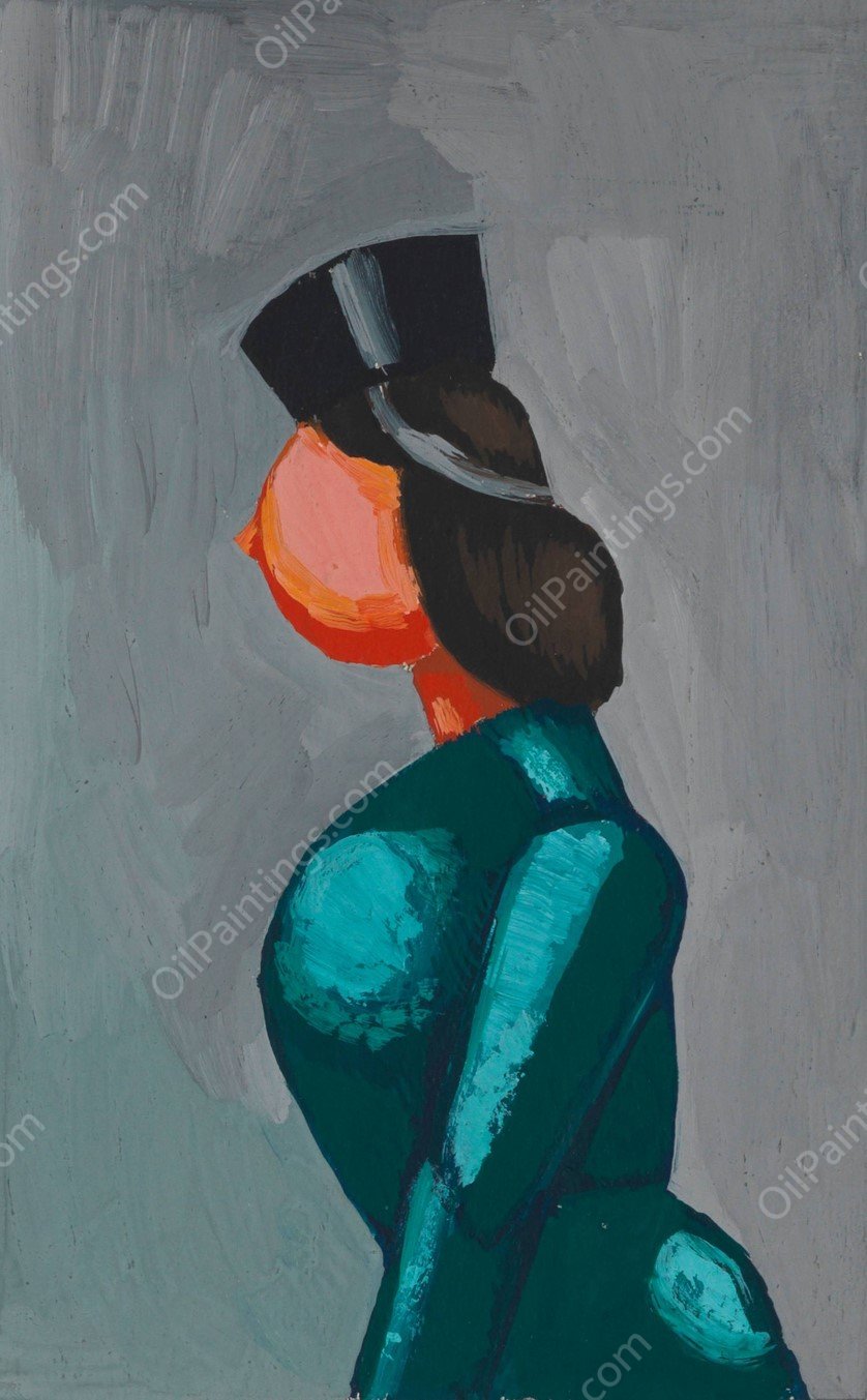 Ohne Titel  by Karl Wiener - Hand-Painted Oil Painting Reproduction