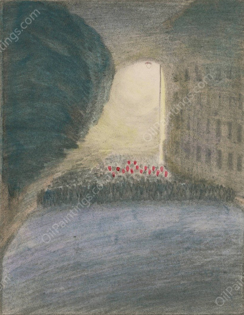 Zapfenstreich  by Karl Wiener - Hand-Painted Oil Painting Reproduction