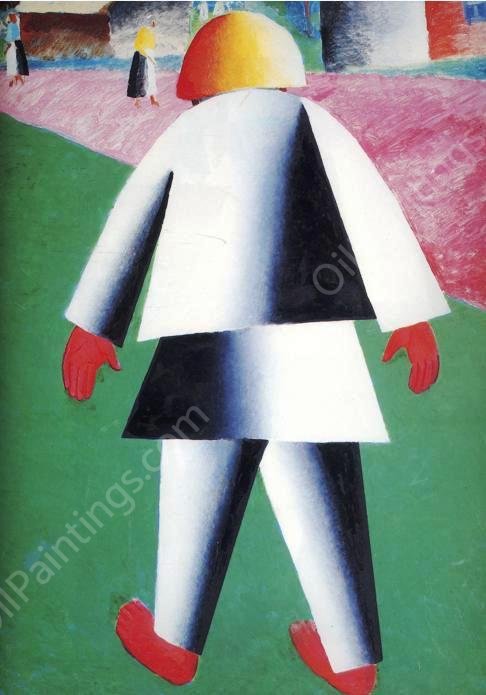 Malevich by Kasimir Malevich - Hand-Painted Oil Painting Reproduction