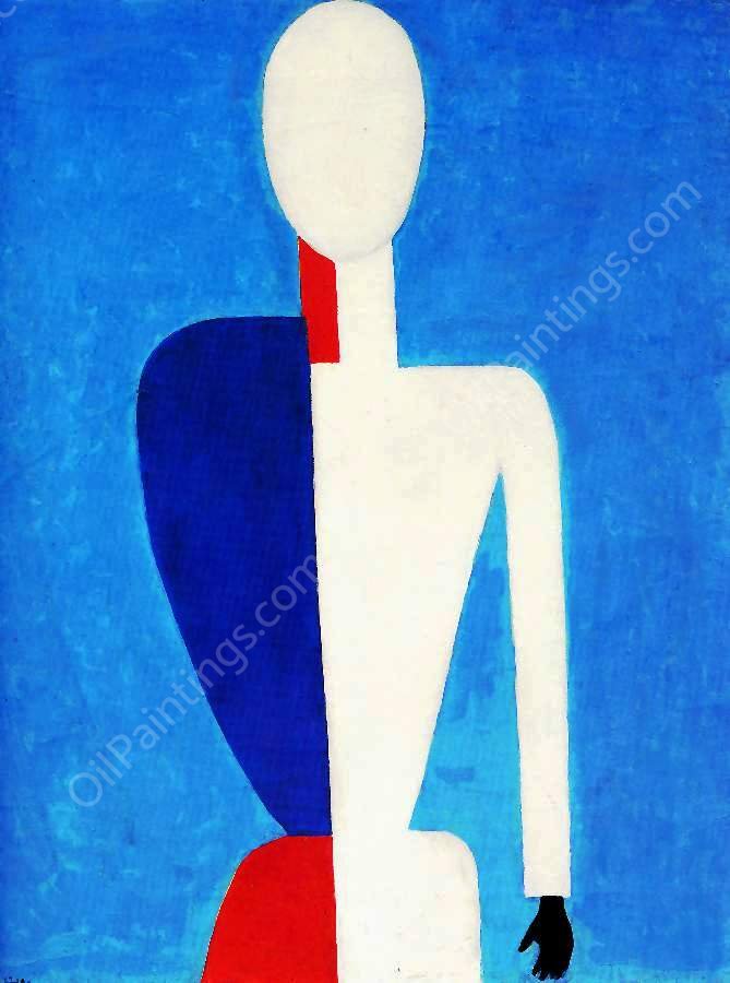 Prototype of a New Image by Kasimir Malevich - Hand-Painted Oil Painting Reproduction
