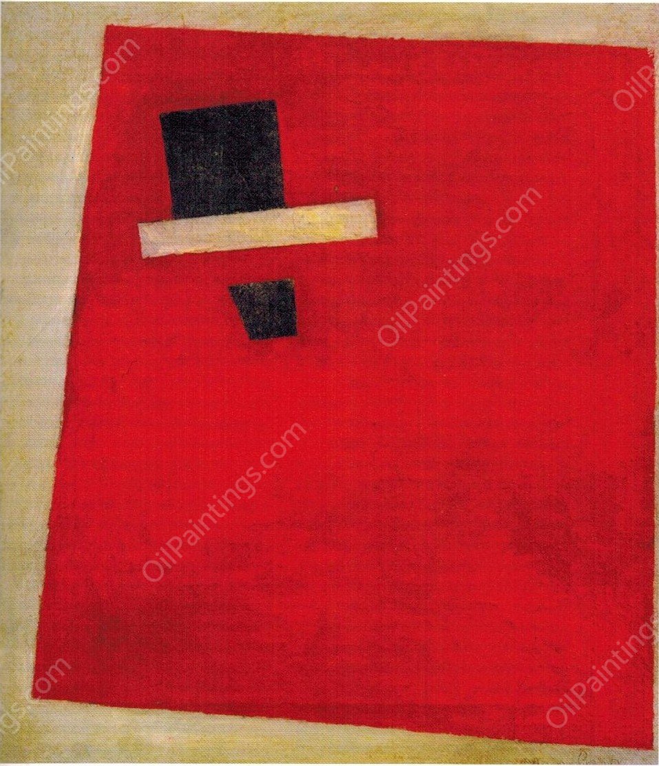 Red Square II by Kasimir Malevich - Hand-Painted Oil Painting Reproduction