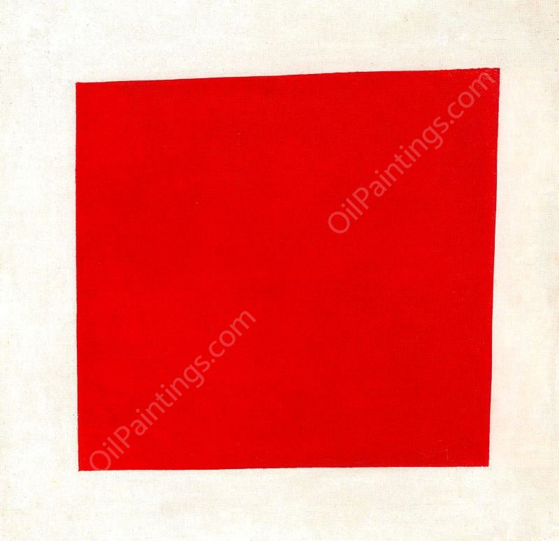 Red Square by Kasimir Malevich - Hand-Painted Oil Painting Reproduction