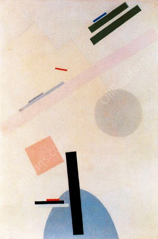 Sprematist Painting by Kasimir Malevich - Hand-Painted Oil Painting Reproduction