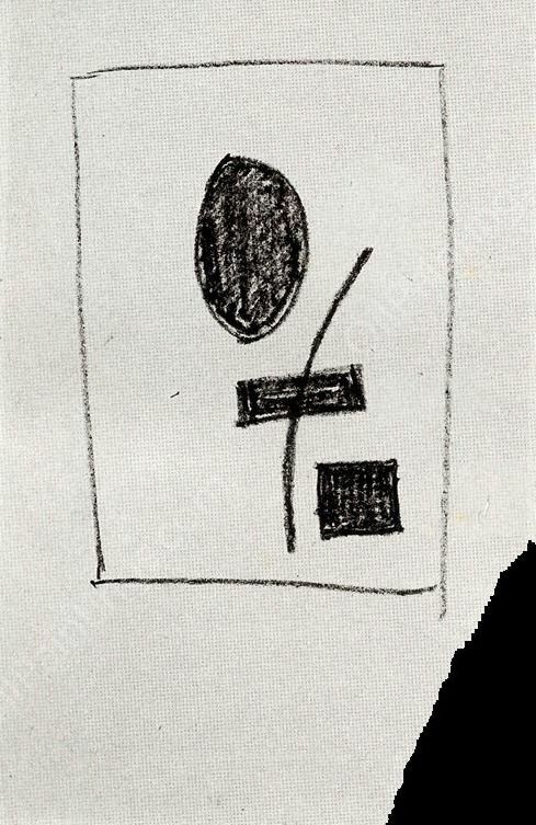 Suprematist Drawing 4 by Kasimir Malevich - Hand-Painted Oil Painting Reproduction