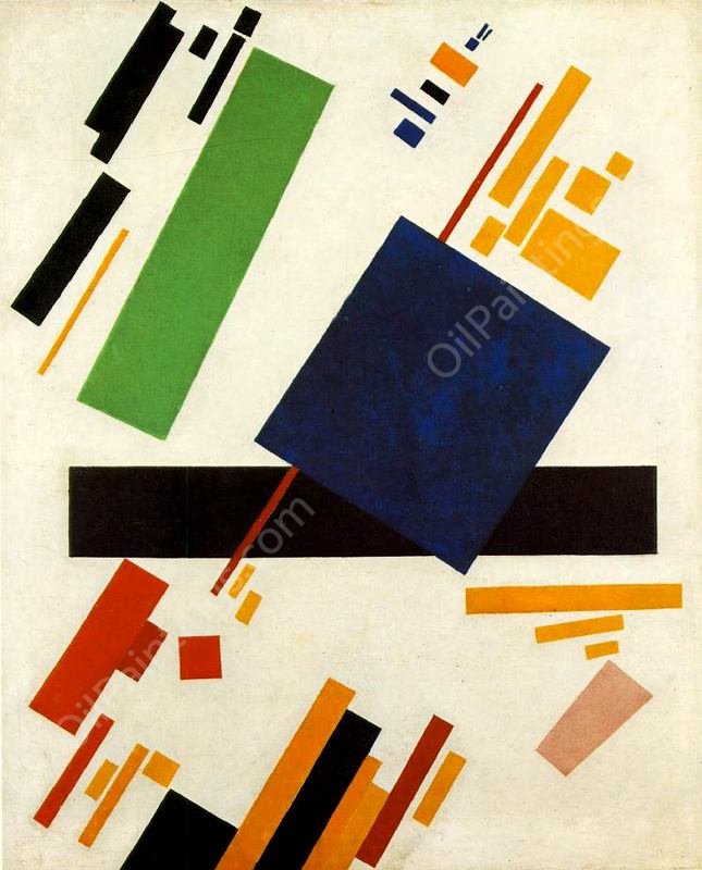 Suprematist Painting 7 by Kasimir Malevich - Hand-Painted Oil Painting Reproduction