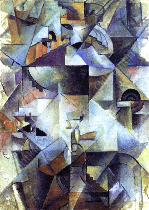 The Samovar by Kasimir Malevich - Hand-Painted Oil Painting Reproduction