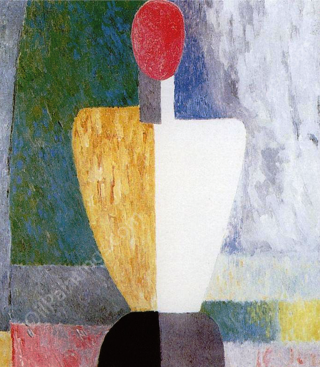 Torso by Kasimir Malevich - Hand-Painted Oil Painting Reproduction