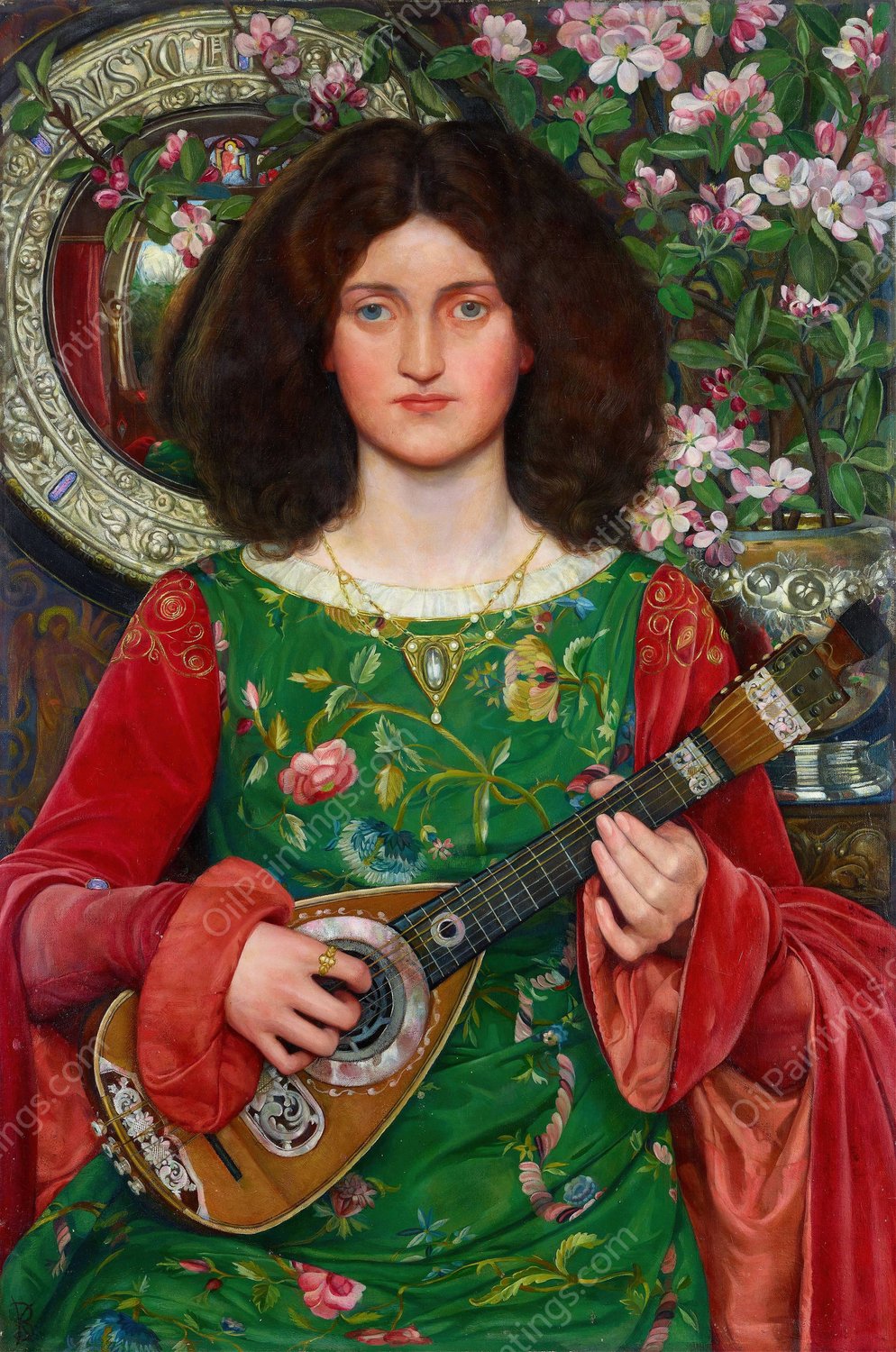 Musica  by Kate Elizabeth Bunce - Hand-Painted Oil Painting Reproduction