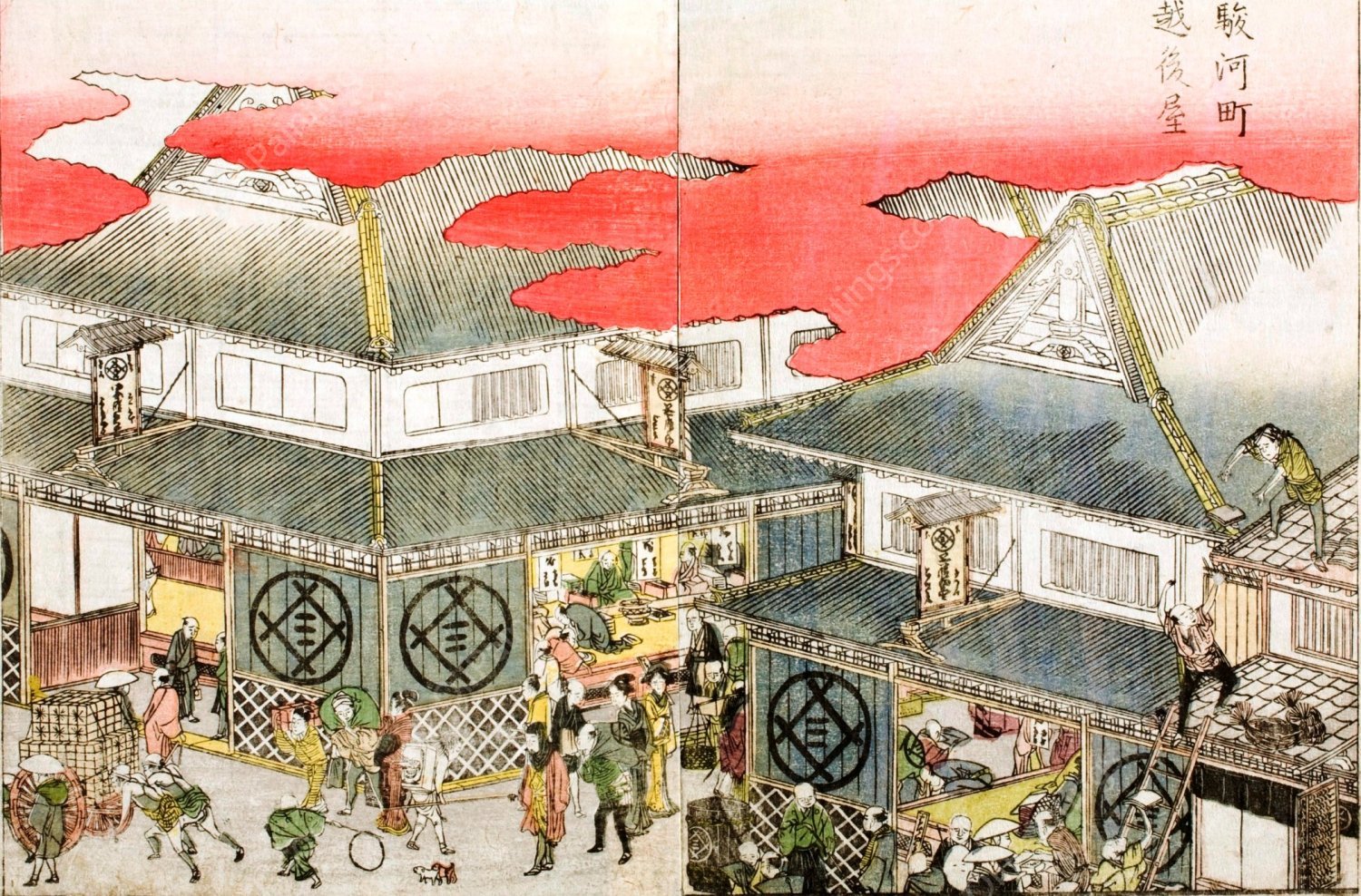 Shunkacho  by Katsushika Hokusai - Hand-Painted Oil Painting Reproduction