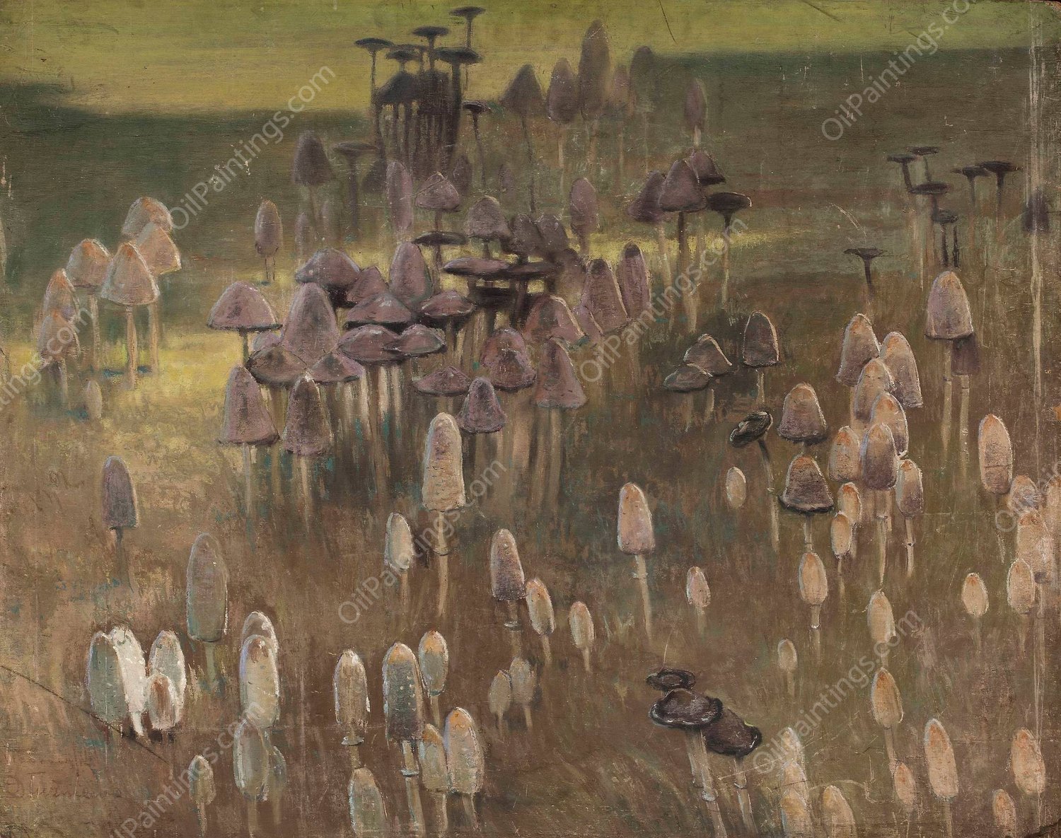 Autumn flora by Kazimierz Stabrowski - Hand-Painted Oil Painting Reproduction