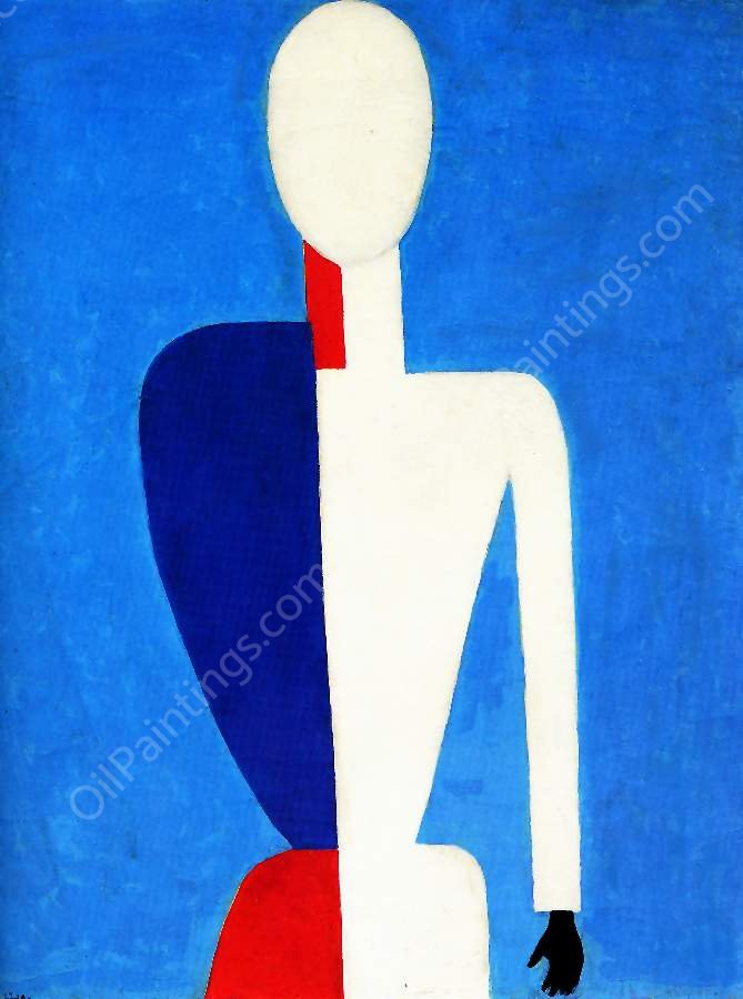 Torso  by Kazimir Malevich - Hand-Painted Oil Painting Reproduction