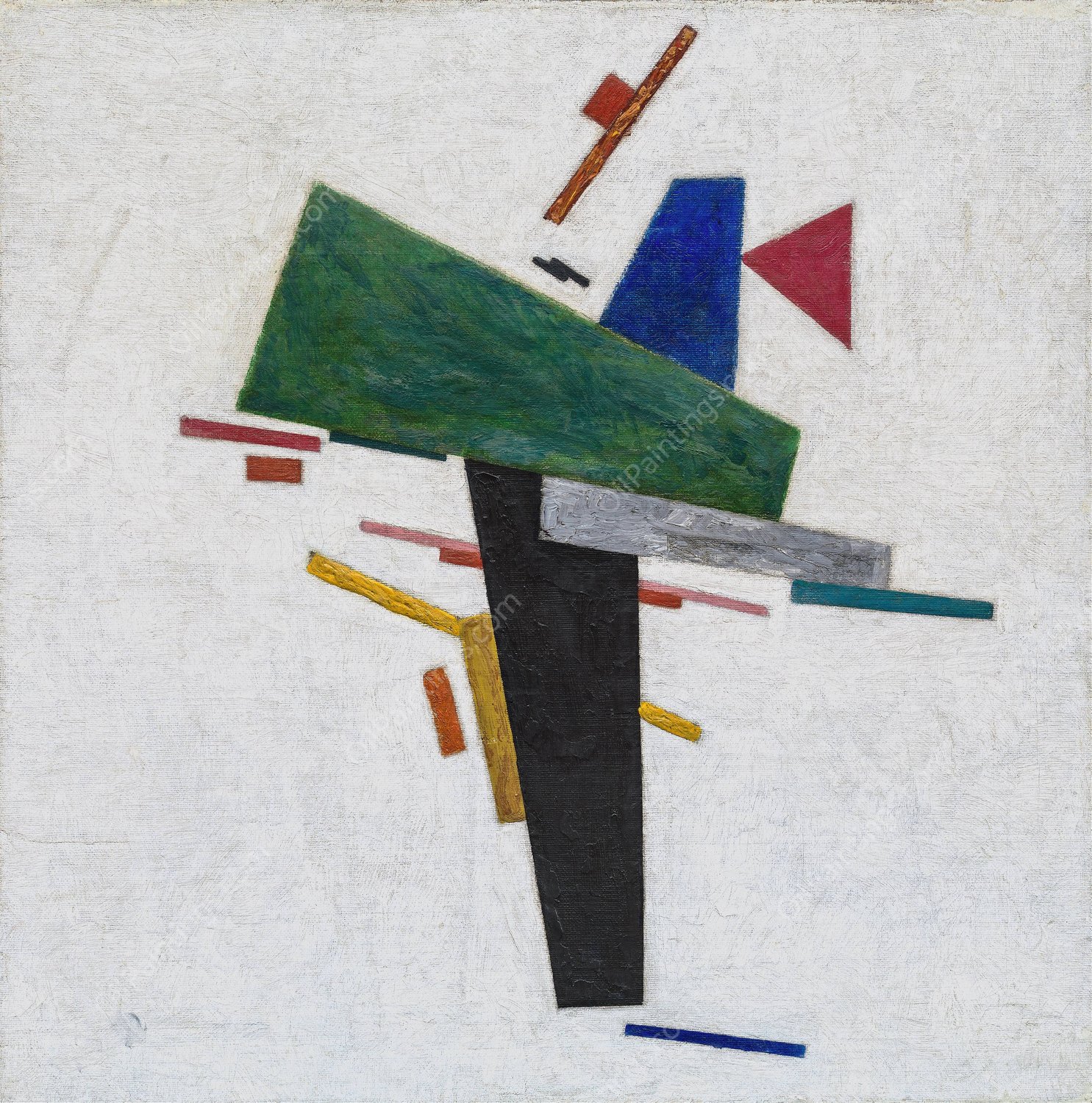 Untitled  by Kazimir Malevich - Hand-Painted Oil Painting Reproduction