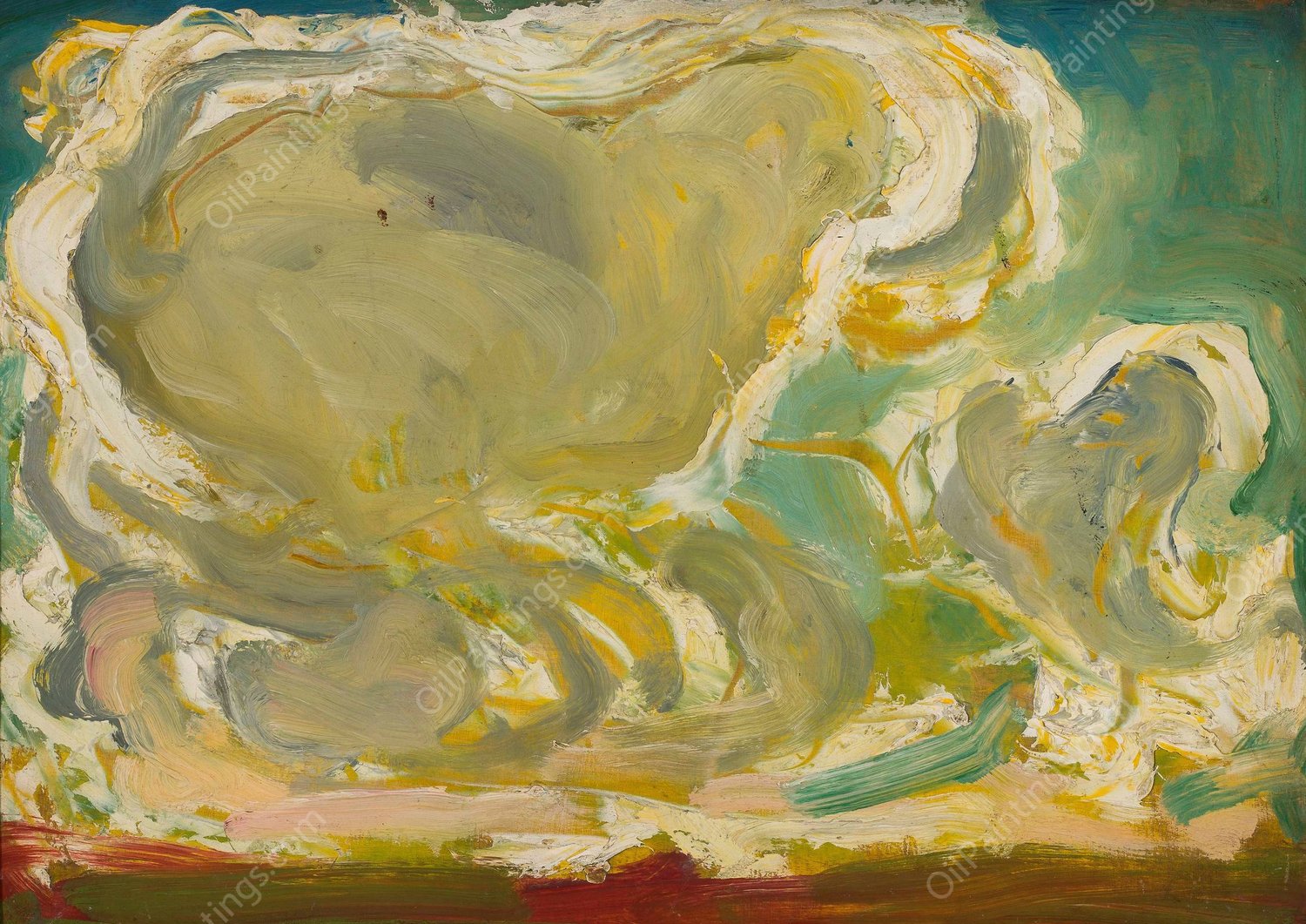 Study of clouds  by Konrad Krzyzanowski - Hand-Painted Oil Painting Reproduction