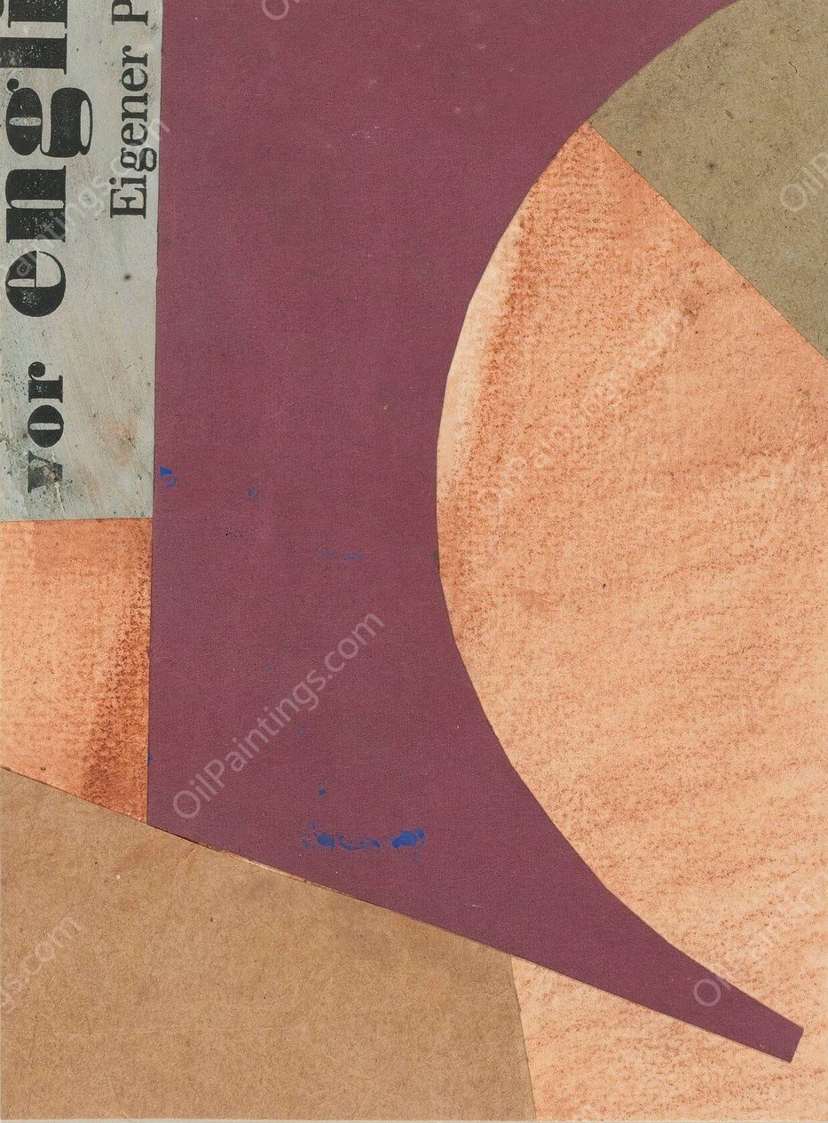 Ohne Titel  by Kurt Schwitters - Hand-Painted Oil Painting Reproduction