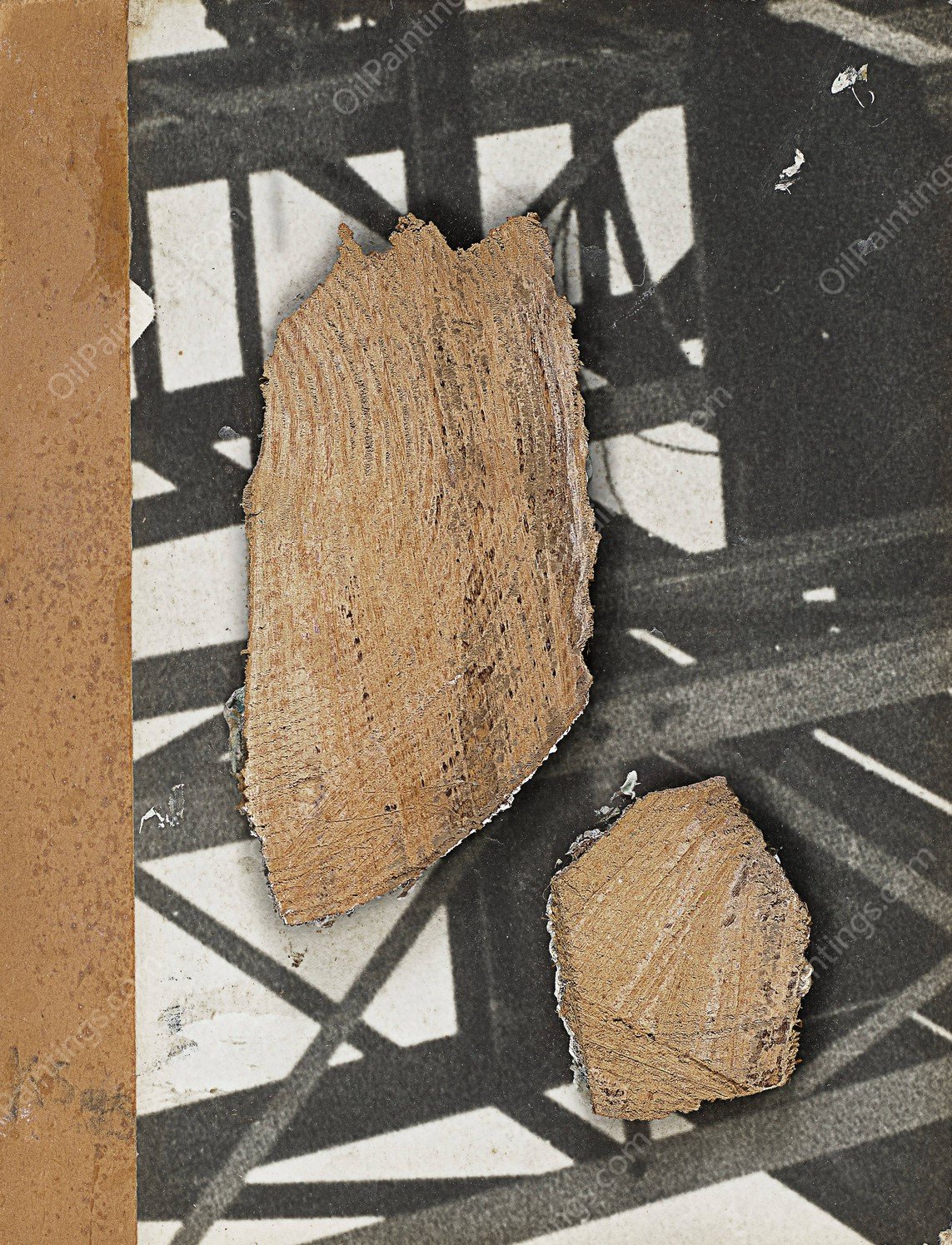 Ohne Titel  by Kurt Schwitters - Hand-Painted Oil Painting Reproduction