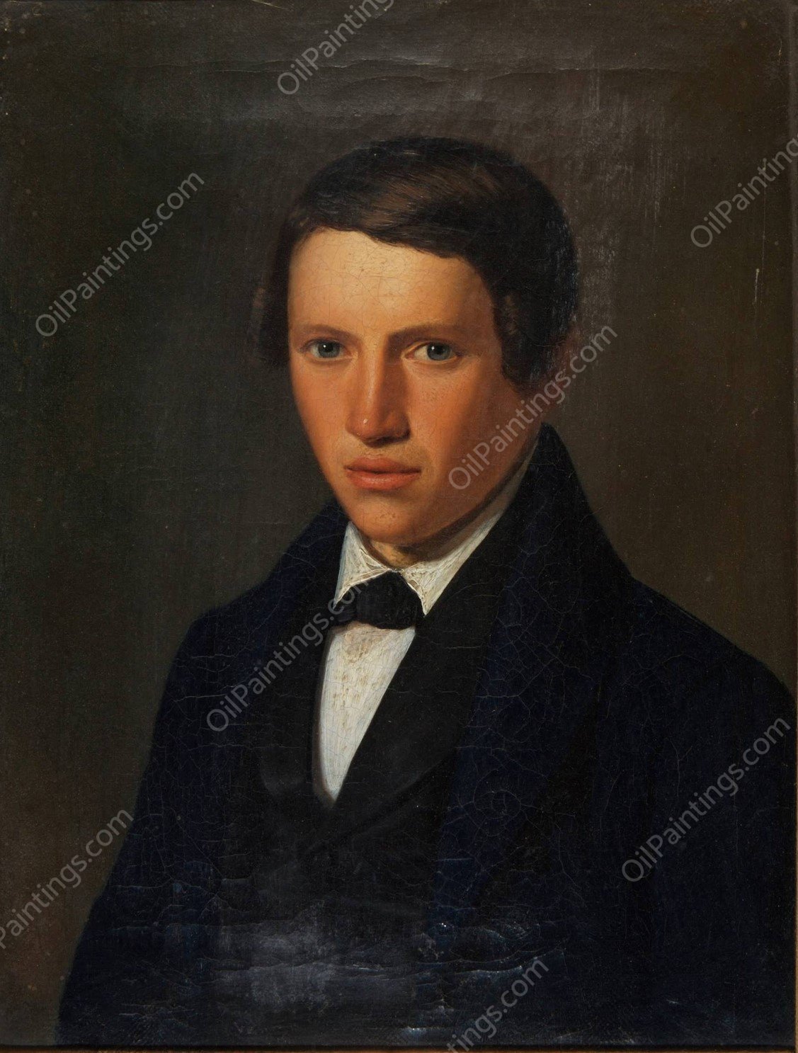 The Painter's Brother  by Lars Hansen - Hand-Painted Oil Painting Reproduction