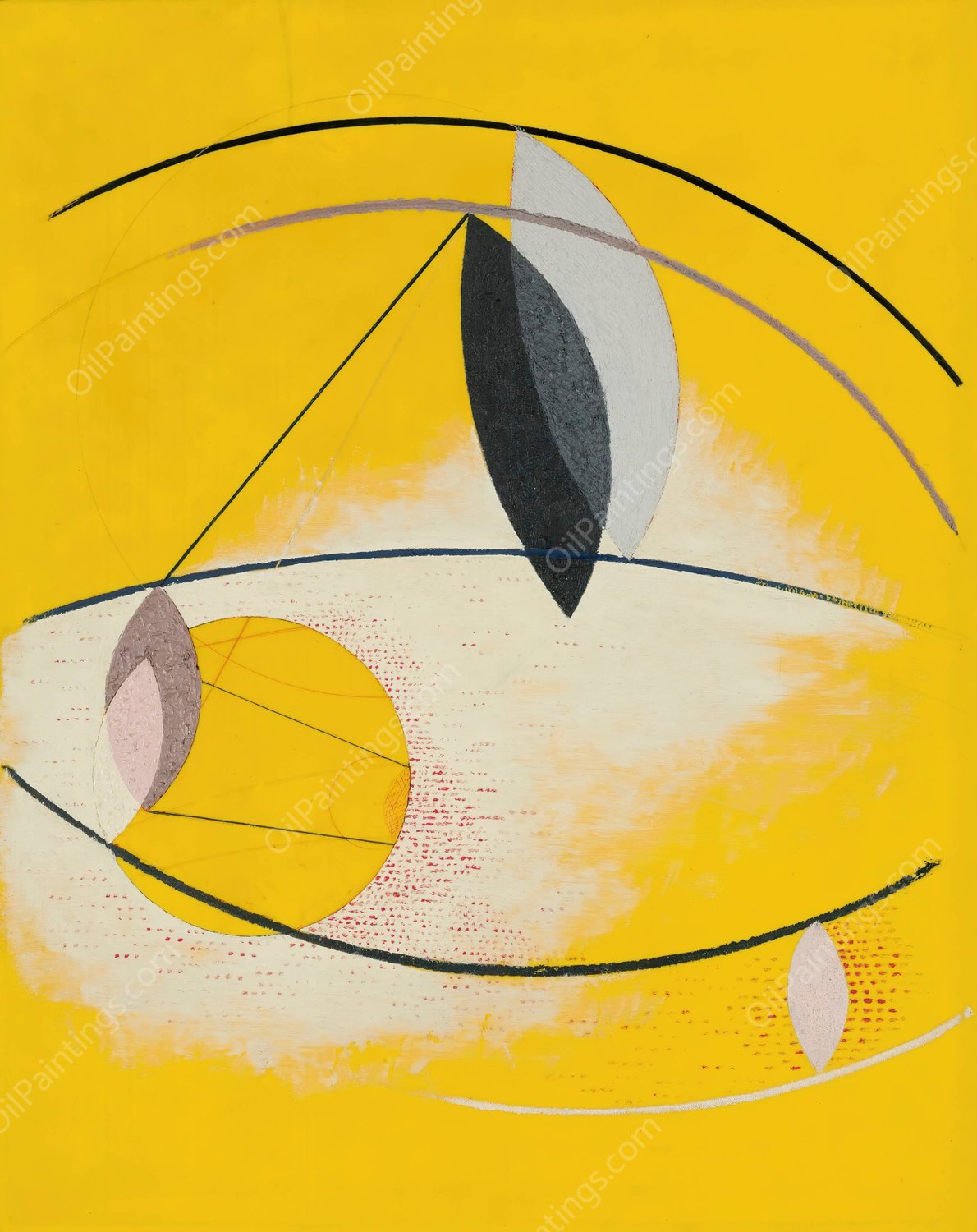 Gal Ab I  by Laszlo Moholy-Nagy - Hand-Painted Oil Painting Reproduction