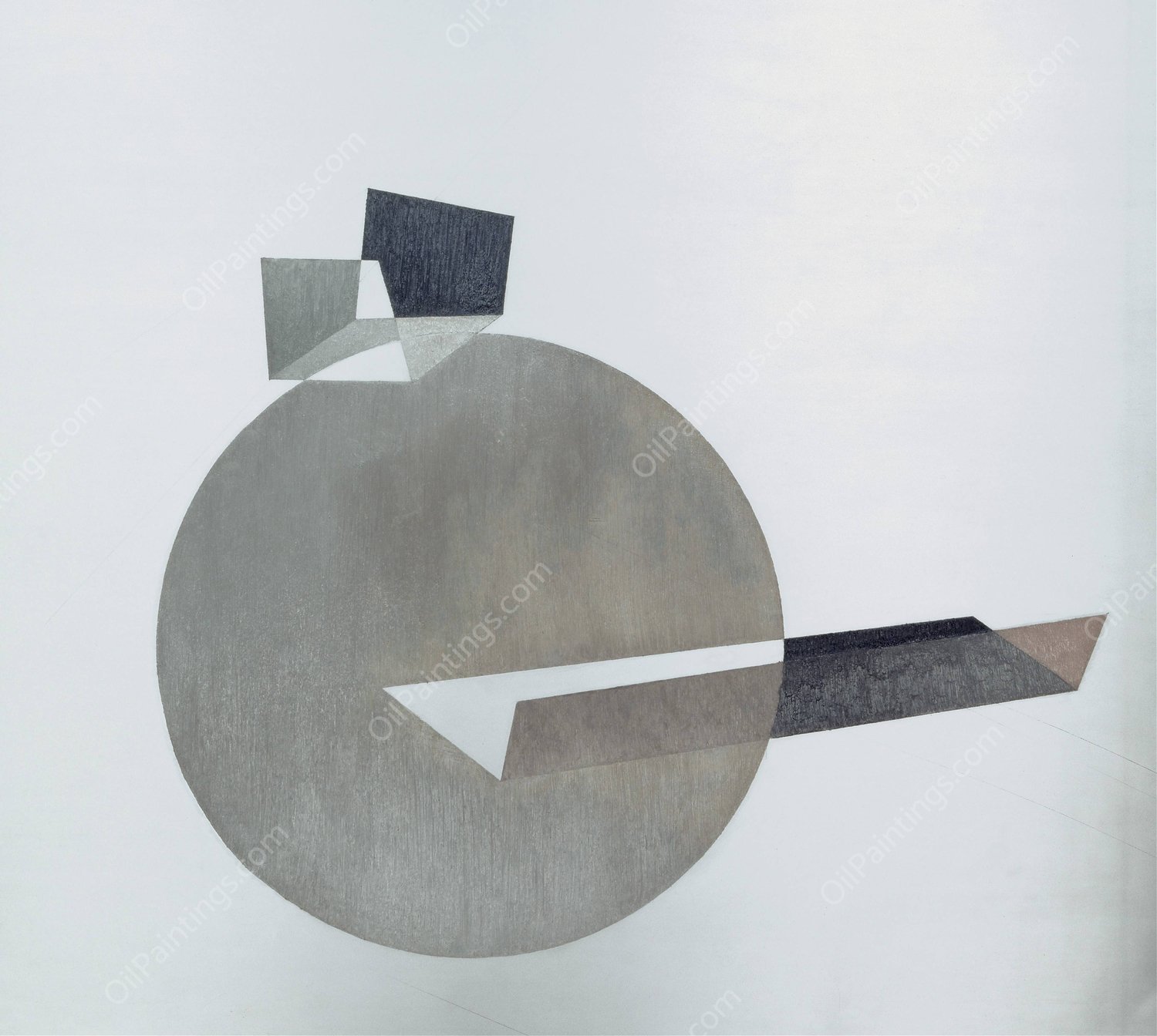 L.AL I  by Laszlo Moholy-Nagy - Hand-Painted Oil Painting Reproduction