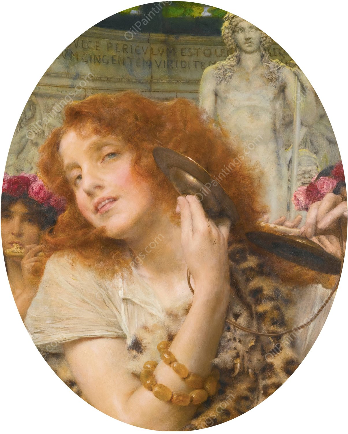 Bacchante by Lawrence Alma-Tadema - Hand-Painted Oil Painting Reproduction