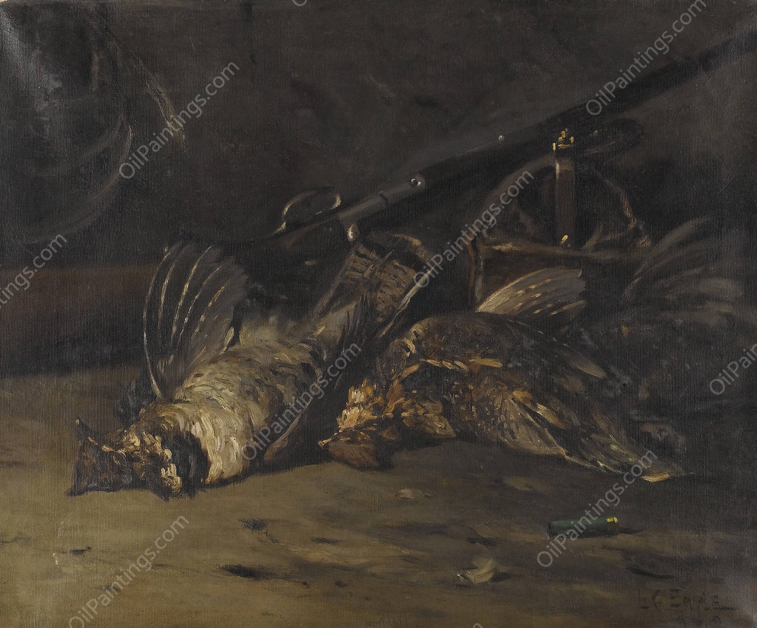 Still Life Of Game Birds by Lawrence Carmichael Earle - Hand-Painted Oil Painting Reproduction